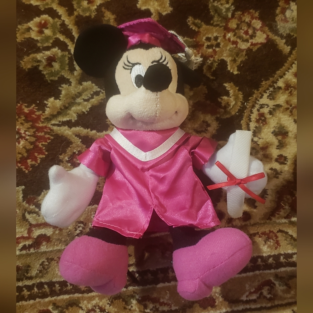 Minnie Mouse Graduation Plush